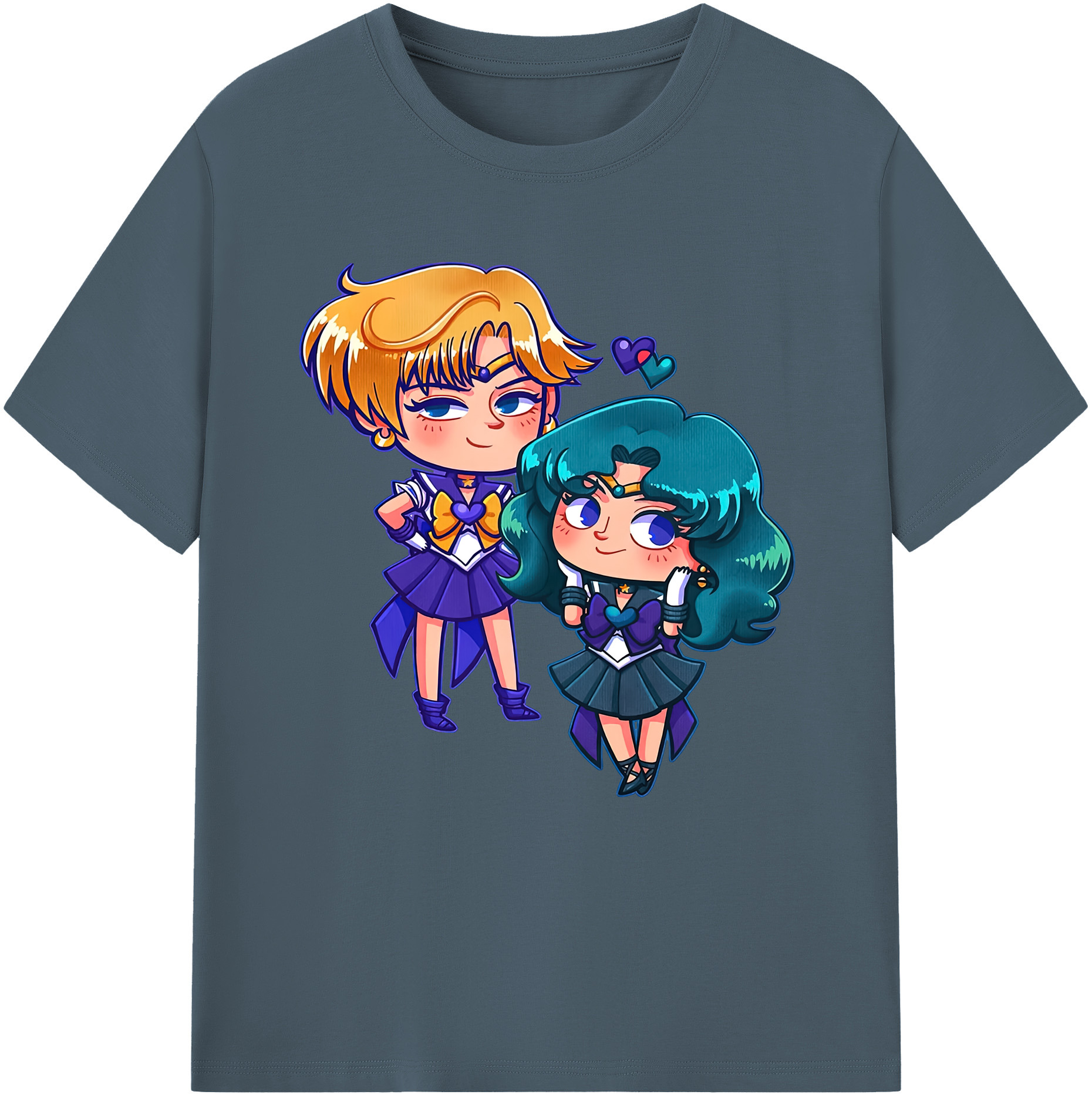 （画像用） 美少女戦士セーラームーン 天王はるか Sailor Moon Tenoh Haruka 綿100％半袖Tシャツ（フロントプリント）